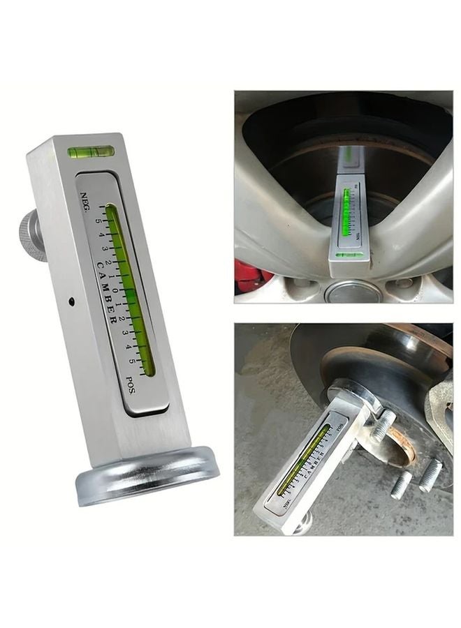 Universal Adjustable Magnetic Wheel Alignment Tool Plastic Camber Caster Gauge - Image 1